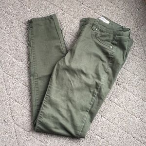 Green Skinny Jeans